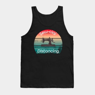 Sew-cial Distancing in Quarantine with a Sewing Machine Tank Top